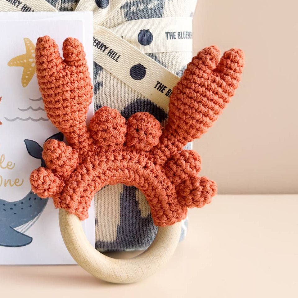 Crab Teething Rattle - Magnolia BabyTeether