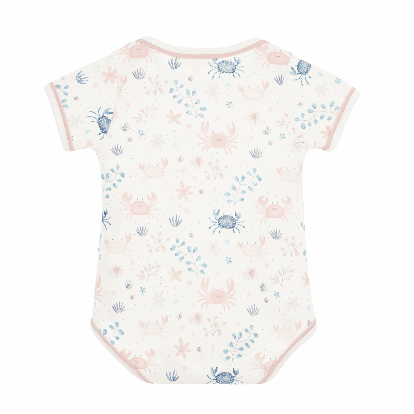 Crabby Cove Bodysuit - Dusty Rose - Magnolia BabyBodysuit