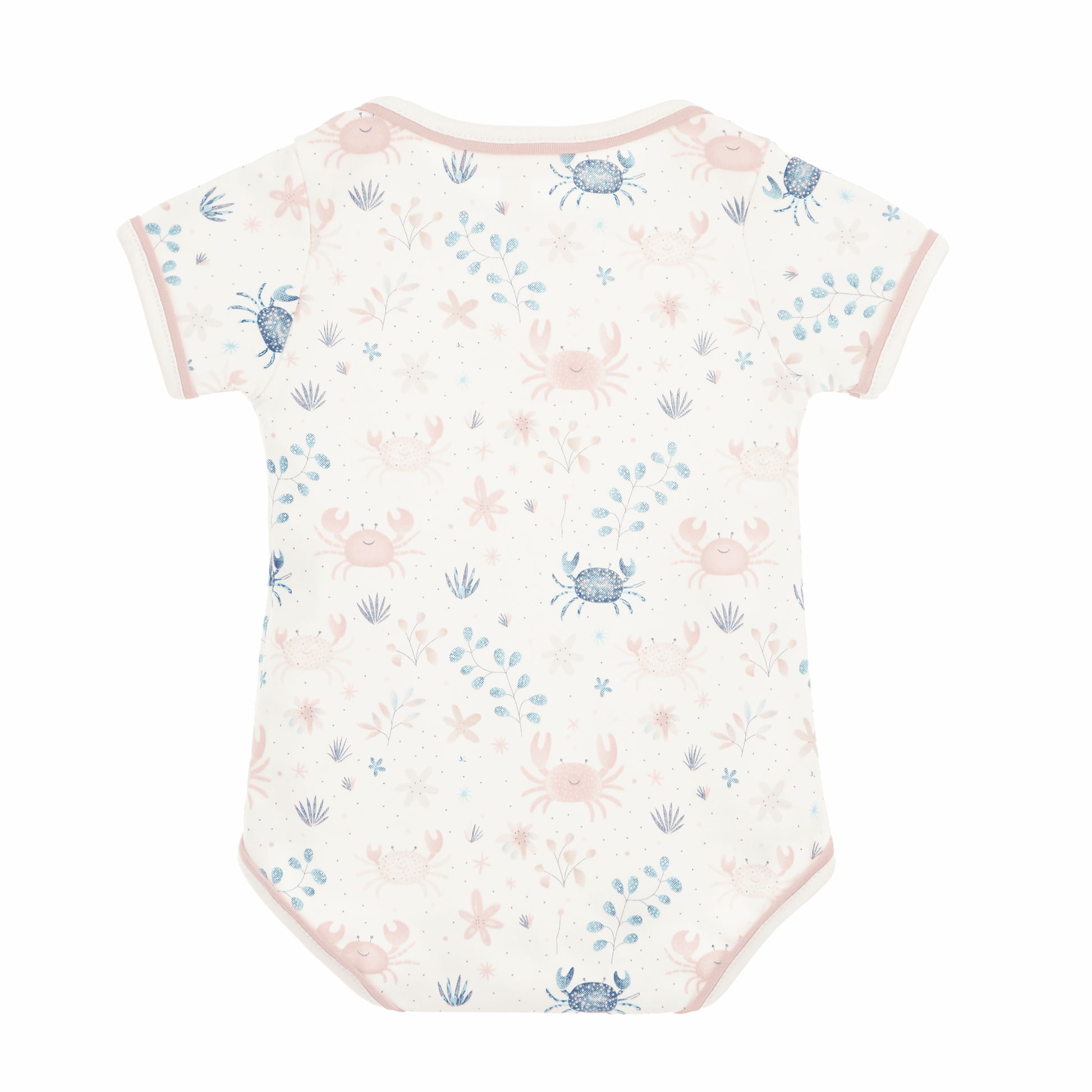 Crabby Cove Bodysuit - Dusty Rose - Magnolia BabyBodysuit