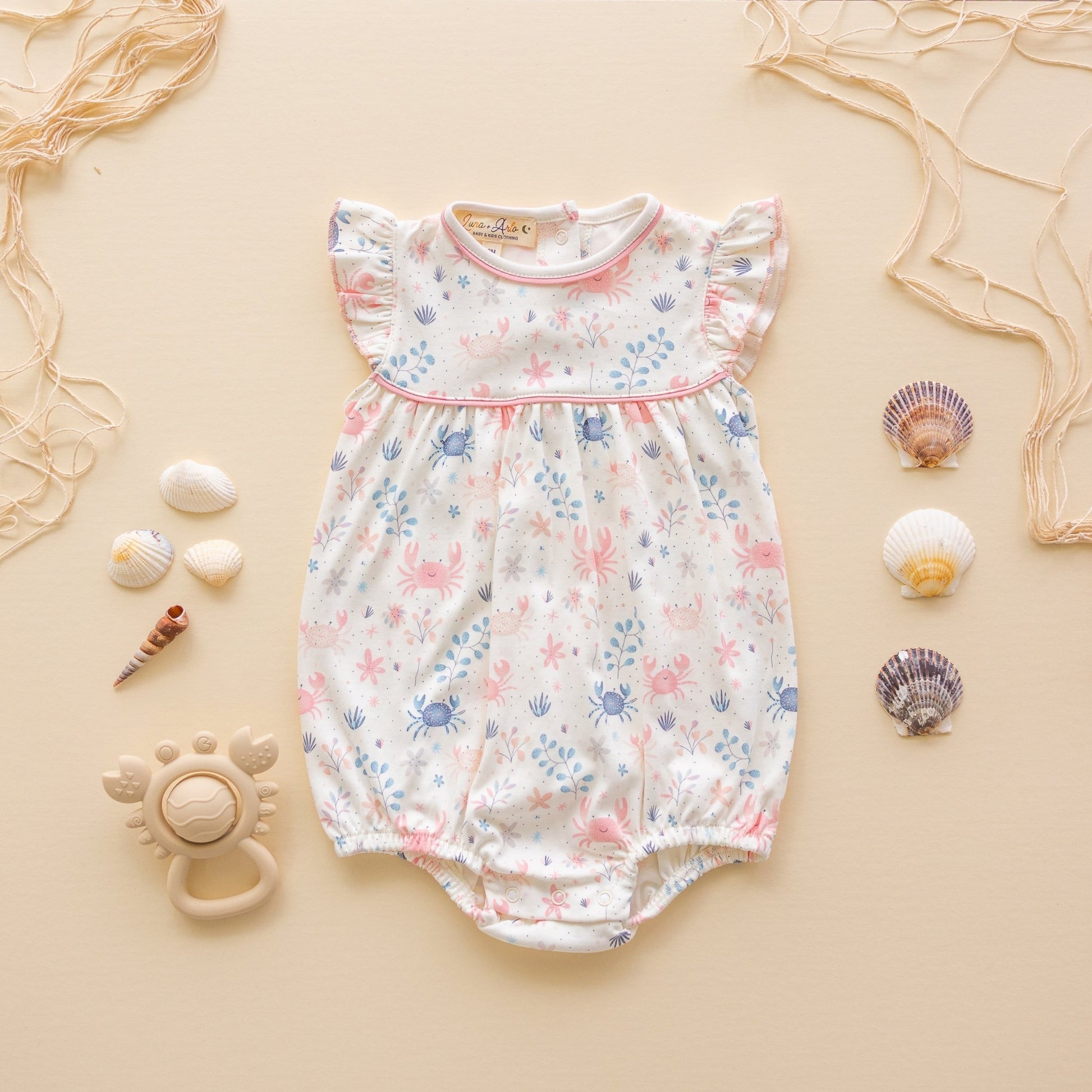 Crabby Cove Bubble - Dusty Rose - Magnolia BabyBubble