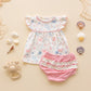 Crabby Cove Diaper Cover Set - Dusty Rose - Magnolia BabyDiaper Cover