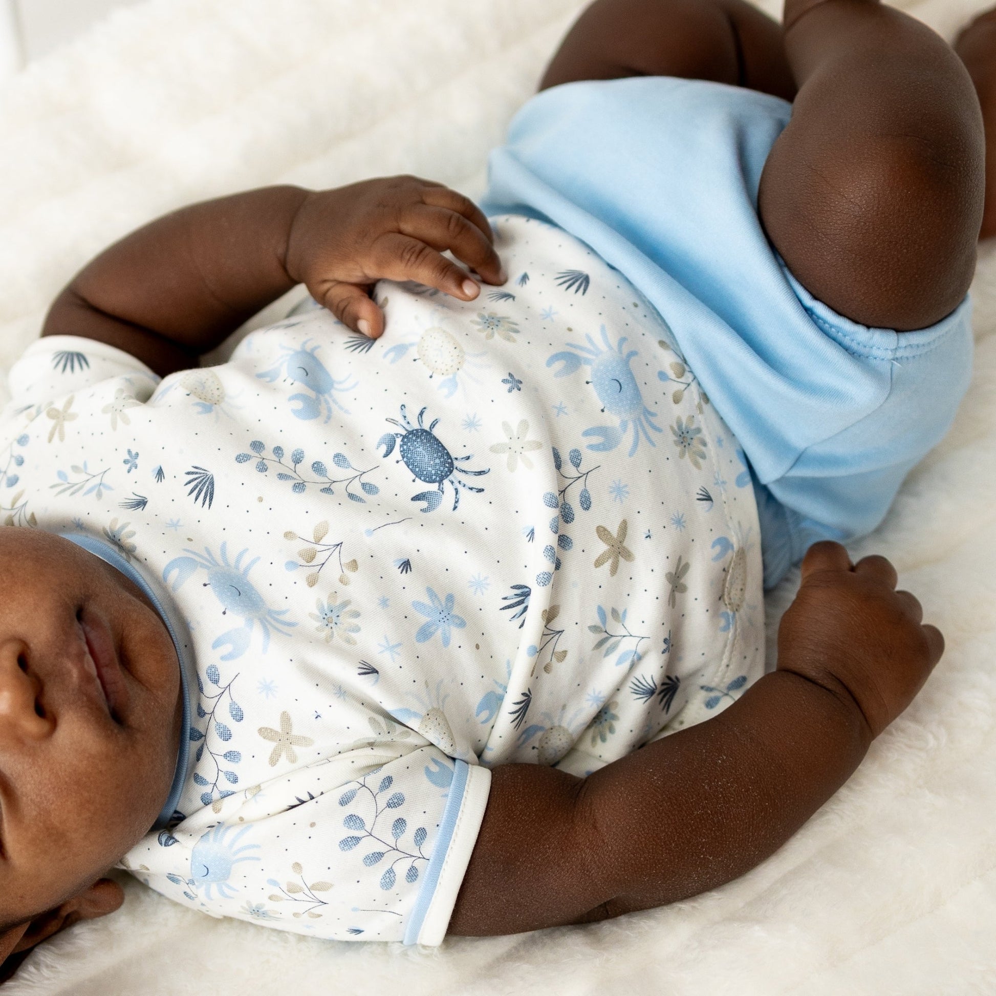 Crabby Cove Diaper Cover Set - Sky - Magnolia BabyDiaper Cover