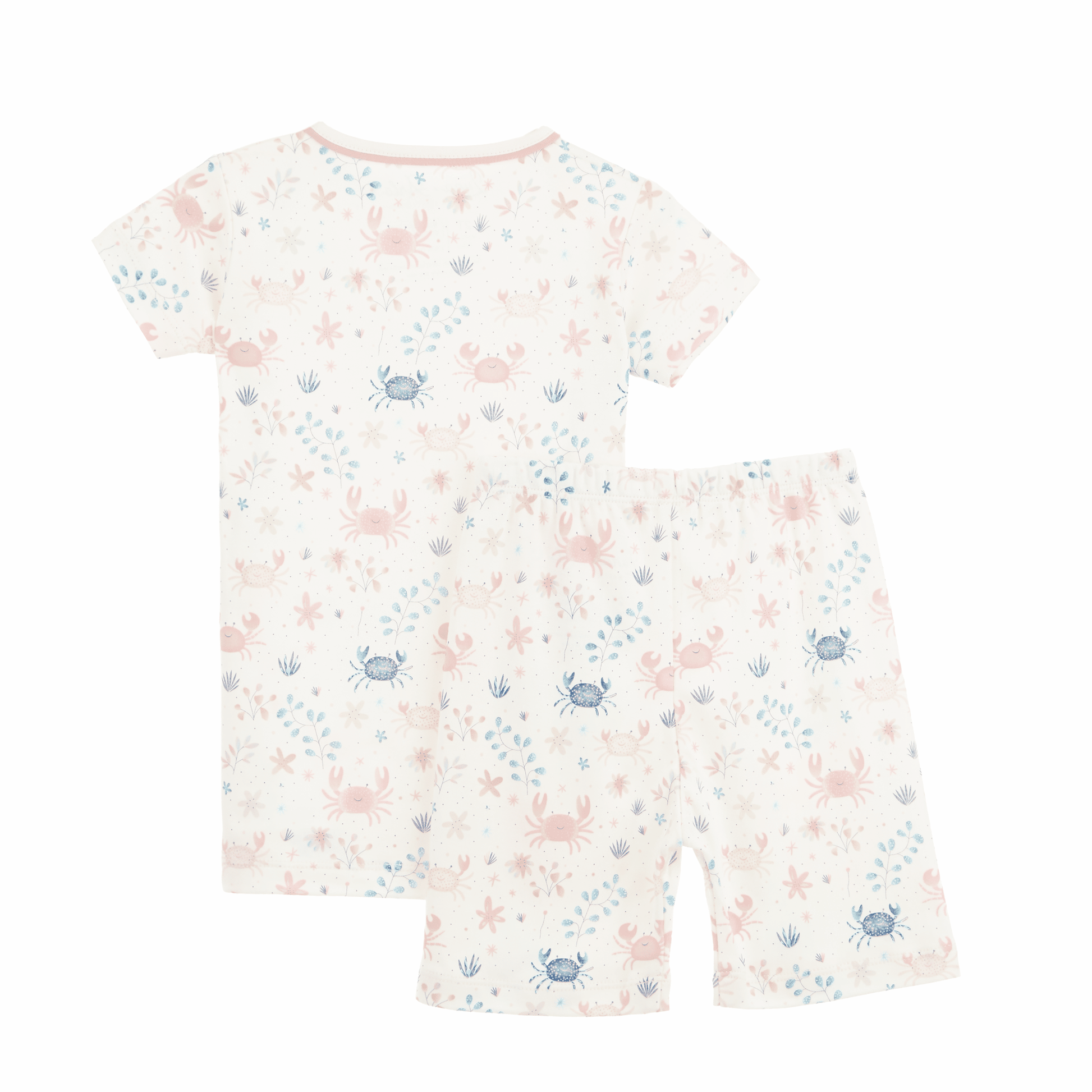 Crabby Cove Short Pajamas - Dusty Rose - Magnolia BabyShort Pajamas