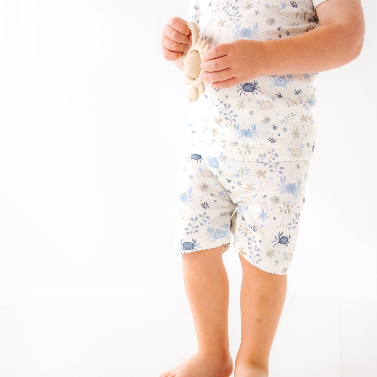 Crabby Cove Short Pajamas - Sky - Magnolia BabyShort Pajamas