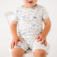 Crabby Cove Short Pajamas - Sky - Magnolia BabyShort Pajamas