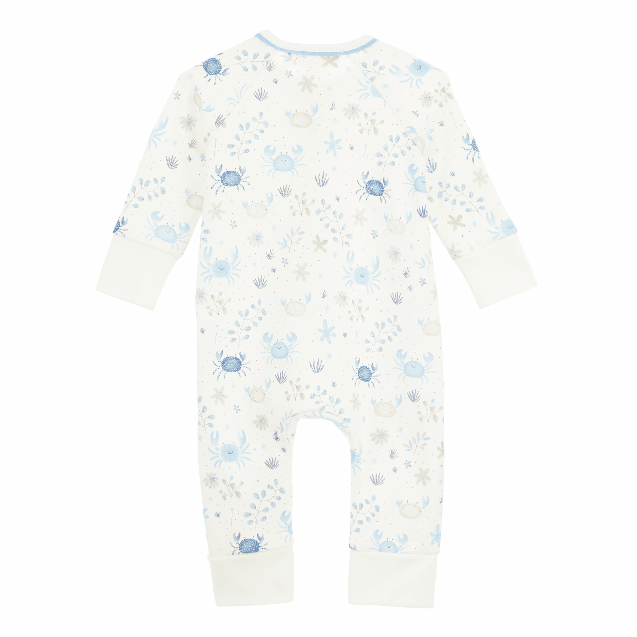 Crabby Cove Zip Playsuit - Sky - Magnolia BabyPlaysuit