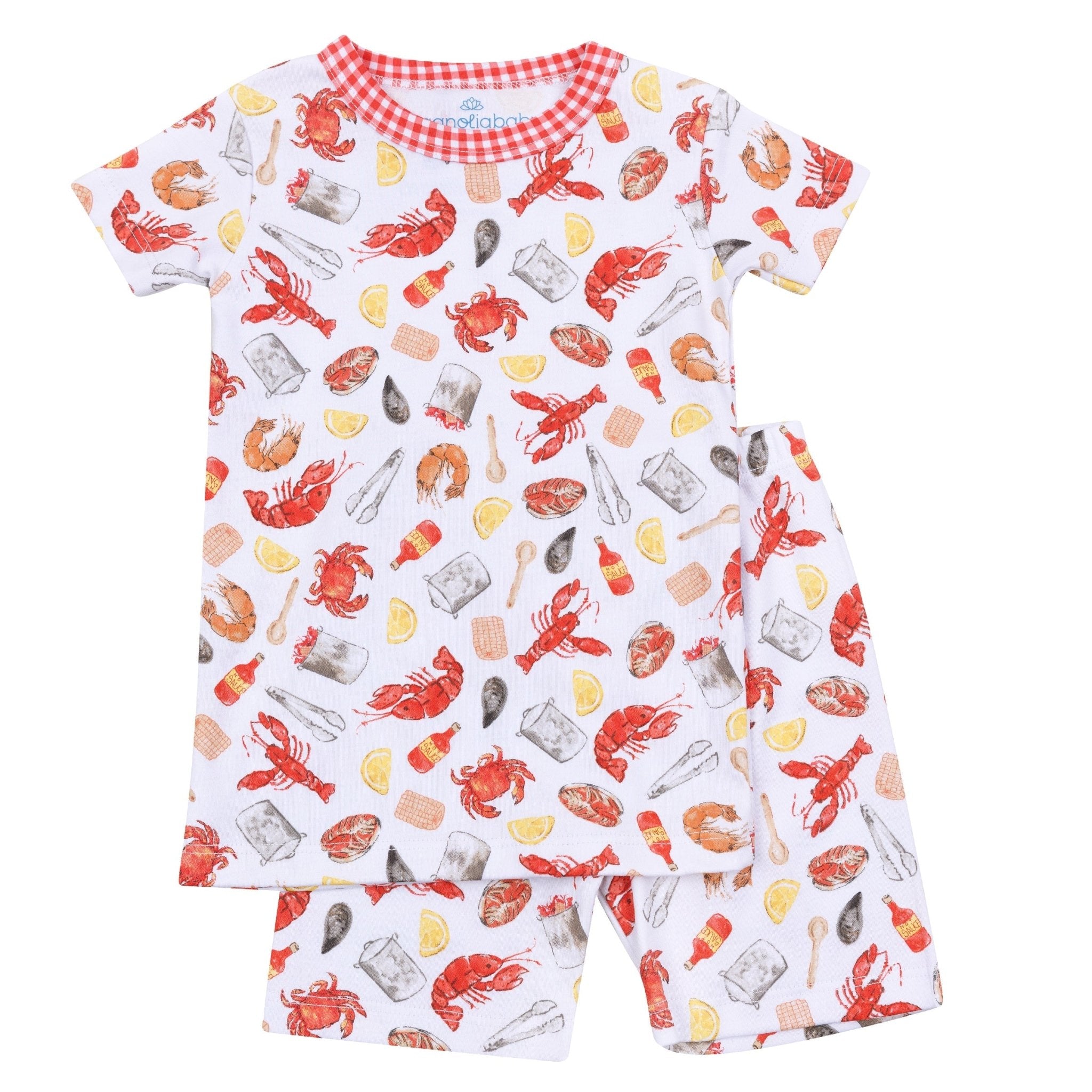 Crawfish Season Short Pajamas - Magnolia BabyShort Pajamas