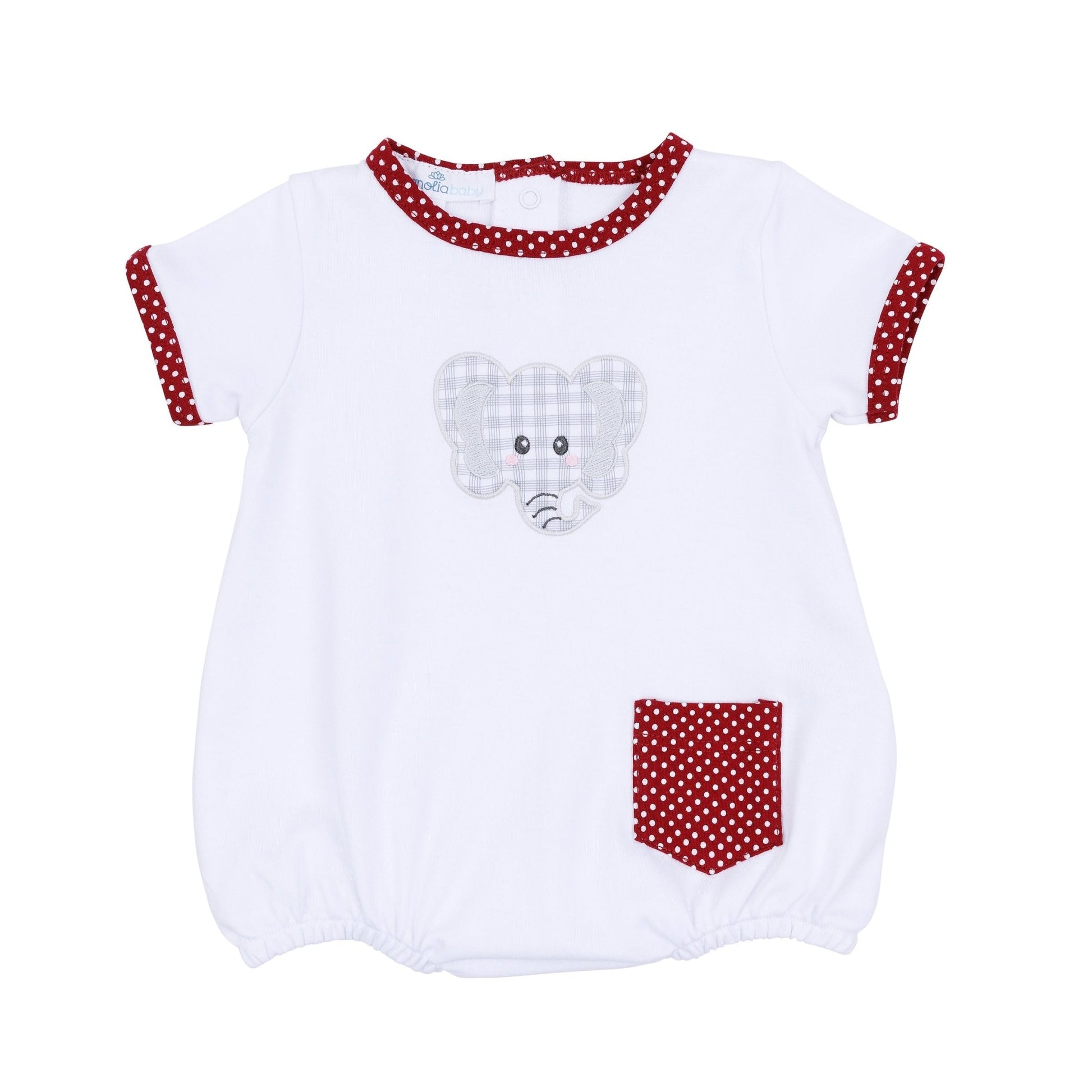 Crimson Cutie Applique Bubble - Crimson Boy - Magnolia BabyBubble