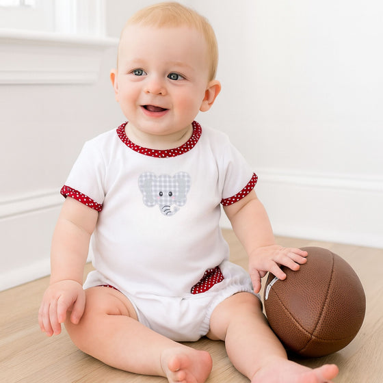 Crimson Cutie Applique Bubble - Crimson Boy - Magnolia BabyBubble