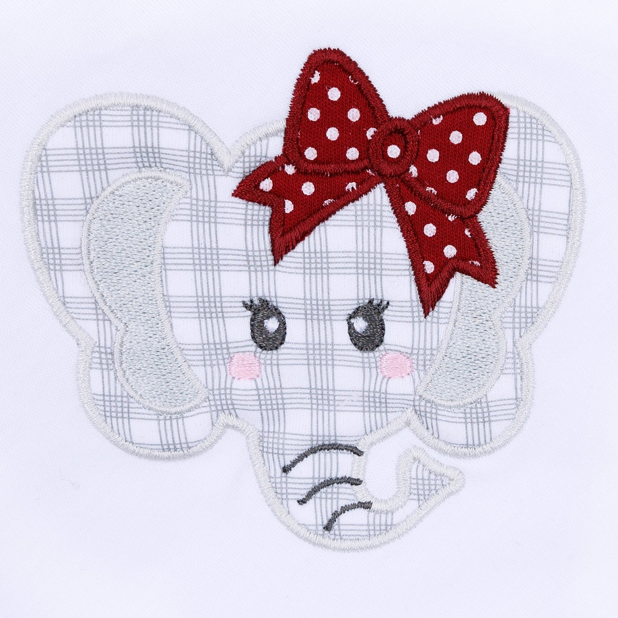 Crimson Cutie Applique Collared Bubble - Crimson Girl - Magnolia BabyBubble