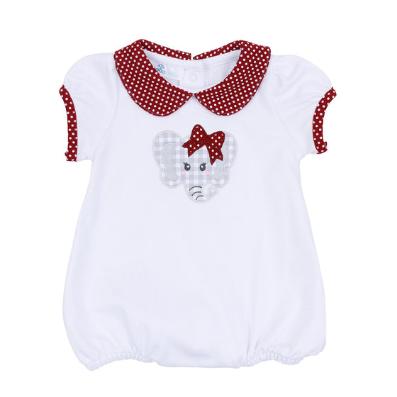 Crimson Cutie Applique Collared Bubble - Crimson Girl - Magnolia BabyBubble