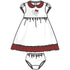 Crimson Cutie Applique Collared Dress - Crimson Girl - Magnolia BabyDress