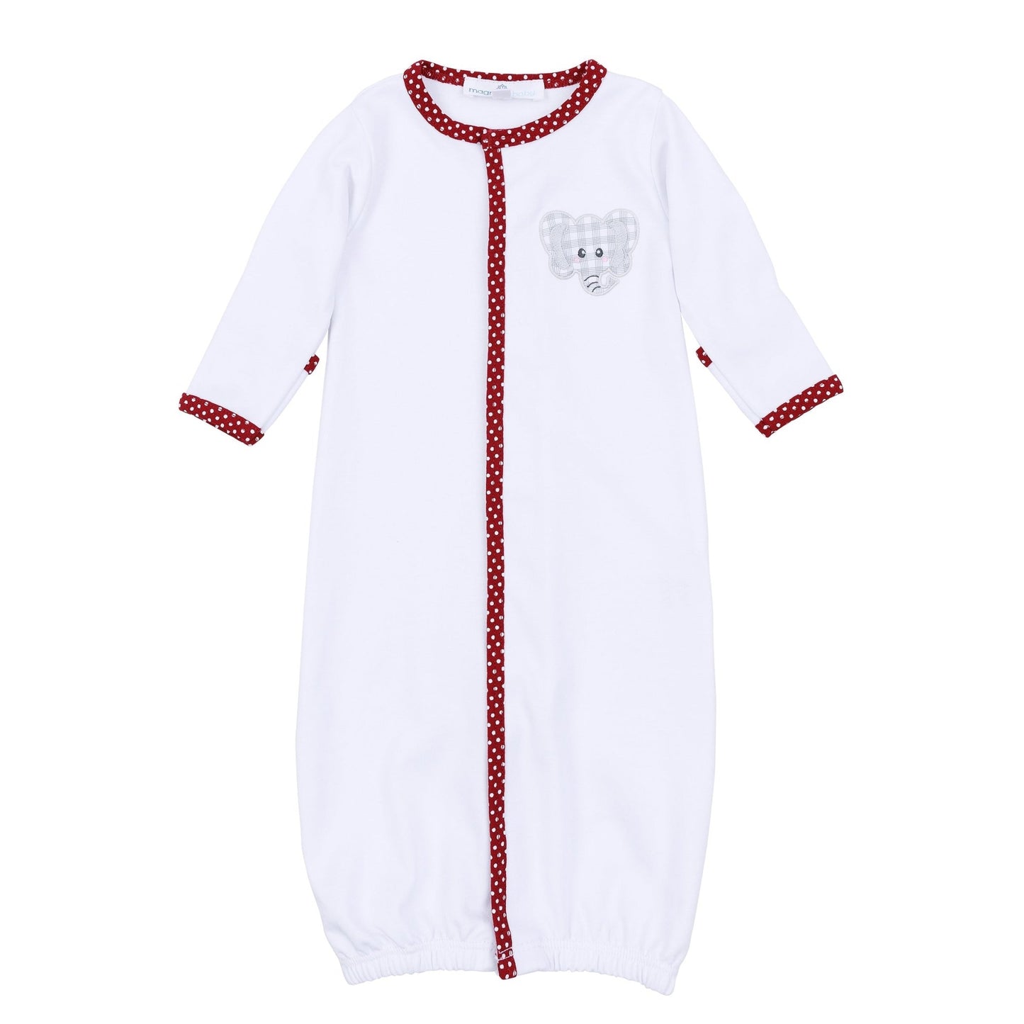 Crimson Cutie Applique Converter - Crimson Boy - Magnolia BabyConverter Gown