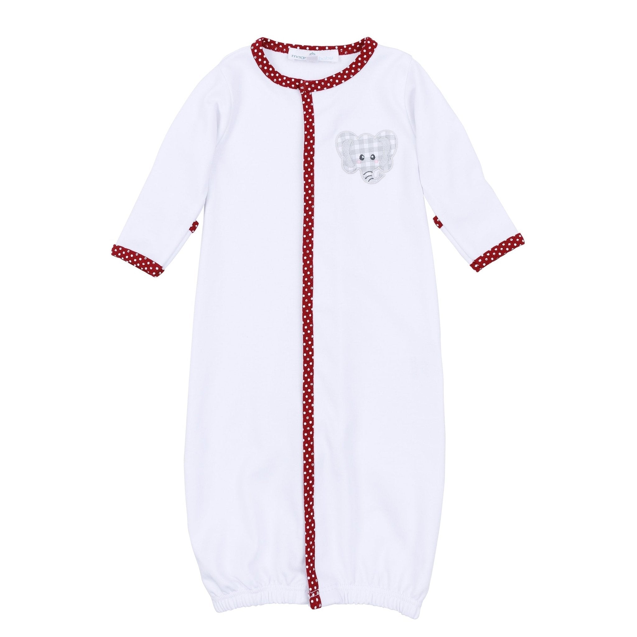Crimson Cutie Applique Converter - Crimson Boy - Magnolia BabyConverter Gown
