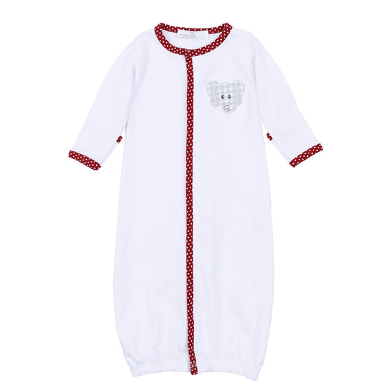 Crimson Cutie Applique Converter - Crimson Boy - Magnolia BabyConverter Gown