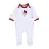Crimson Cutie Applique Ruffle Lap Footie - Crimson Girl - Magnolia BabyFootie