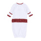 Crimson Cutie Applique Ruffle Lap Gown - Crimson Girl - Magnolia BabyGown