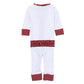 Crimson Cutie Applique Ruffle Zip Pajamas - Crimson Girl - Magnolia BabyZipper Pajamas