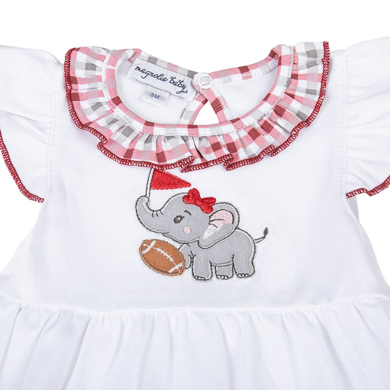 Crimson Tide Applique Dress - Magnolia BabyDress