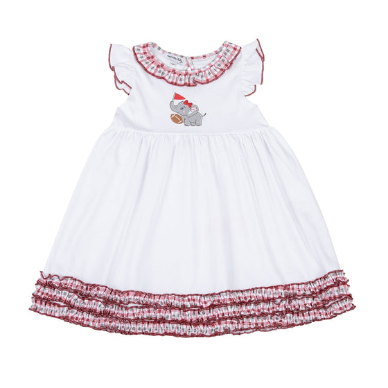 Crimson Tide Applique Dress - Magnolia BabyDress