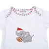 Crimson Tide Applique Lap Footie - Magnolia BabyFootie