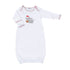 Crimson Tide Applique Lap Gown - Magnolia BabyGown