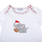 Crimson Tide Applique Lap Gown - Magnolia BabyGown