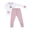 Crimson Tide Applique Long Pajamas - Magnolia BabyLong Pajamas