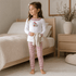 Crimson Tide Applique Ruffle Long Pajamas - Magnolia BabyLong Pajamas
