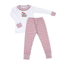  Crimson Tide Applique Ruffle Long Pajamas - Magnolia BabyLong Pajamas