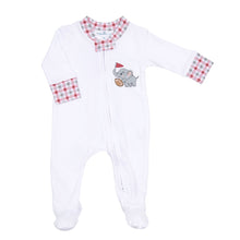  Crimson Tide Applique Zip Footie - Magnolia BabyFootie