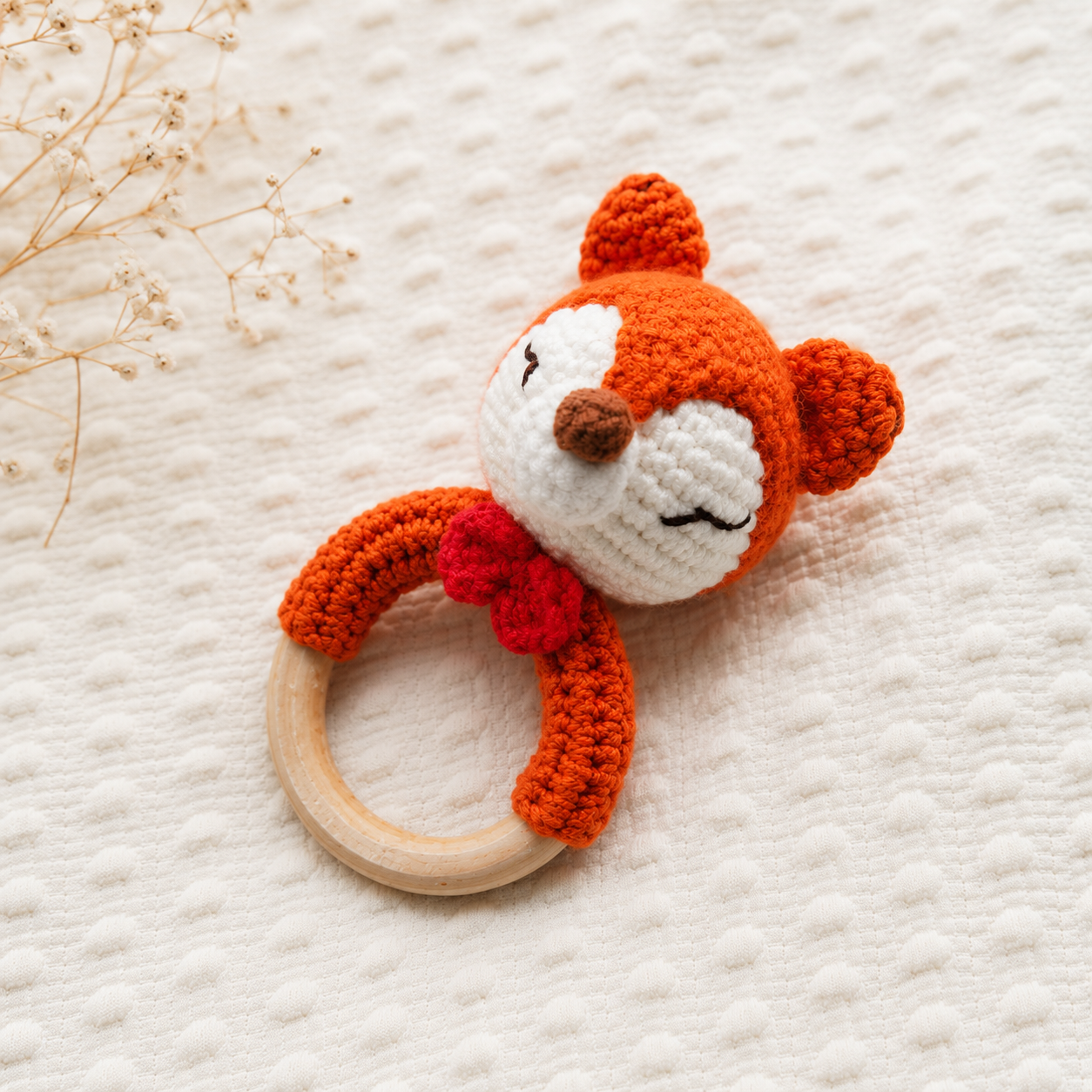 Crochet Fox Rattle