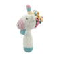 Crocheted Unicorn Stick Rattle - Magnolia BabyRattle