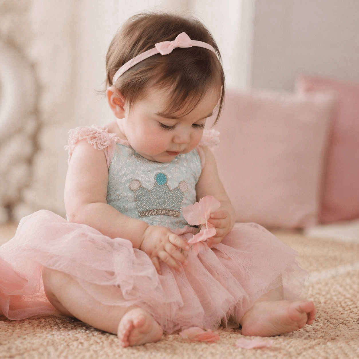 Crown Baby Tutu Dress - Magnolia BabyDress
