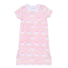  Cupcake Cutie Girl's Short Sleeve Nightdress - Magnolia BabyNightdress