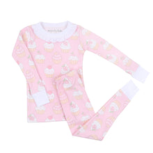  Cupcake Cutie Ruffle Long Pajamas - Magnolia BabyLong Pajamas