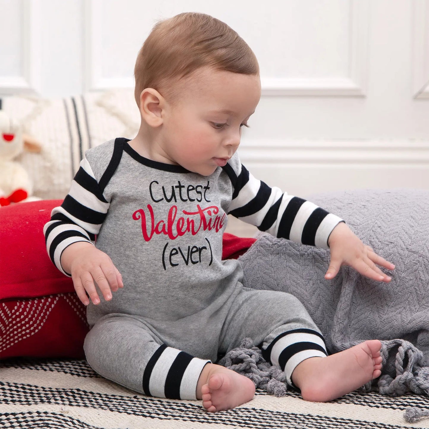 Cutest Valentine Ever Romper - Magnolia BabyPlaysuit