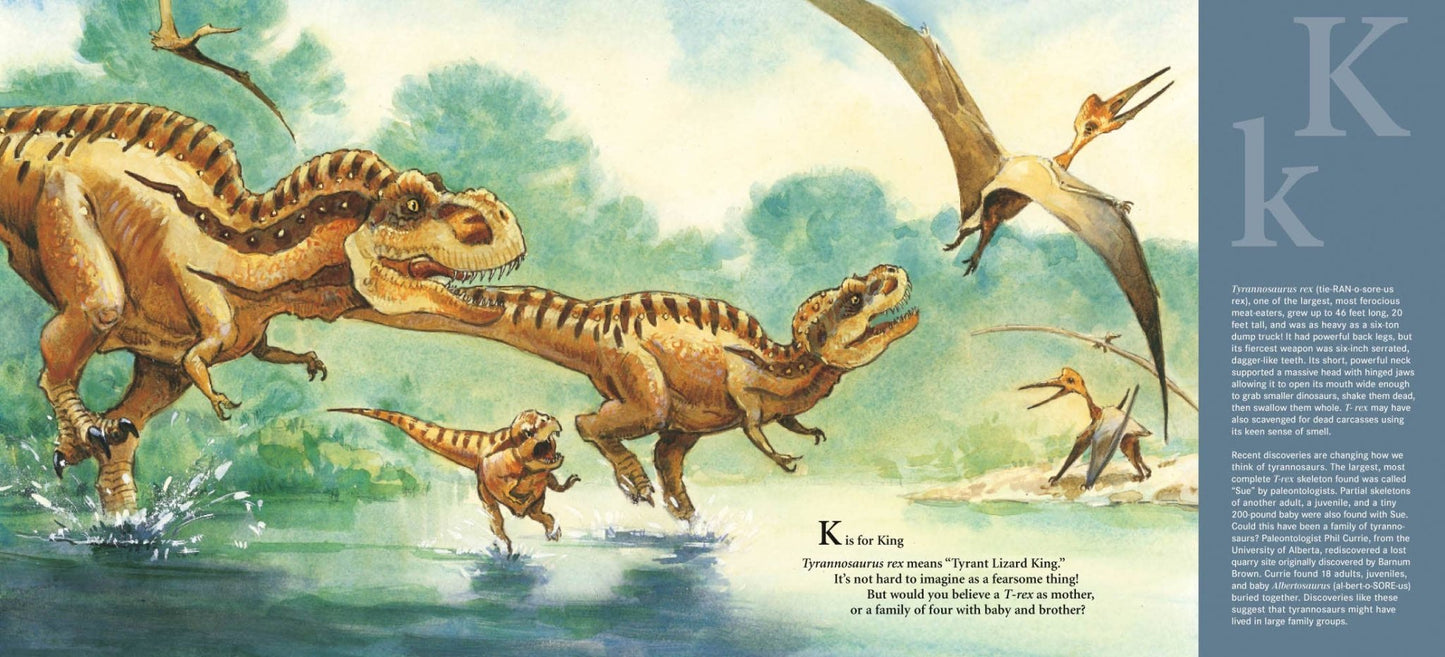 D is for Dinosaur: A Prehistoric Alphabet Book - Magnolia BabyBook