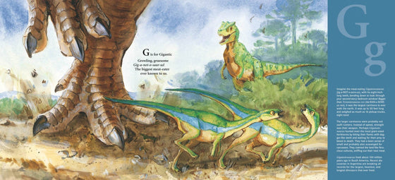 D is for Dinosaur: A Prehistoric Alphabet Book - Magnolia BabyBook