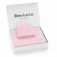 Organic Cotton Knit Blanket + Hat Gift Set - Blush Pink