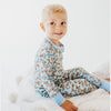 Dachshund Long Pajamas - Blue by Luna and Arlo - Magnolia BabyLong Pajamas