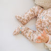 Dachshund Zip Footie - Dusty Rose by Luna and Arlo - Magnolia BabyFootie