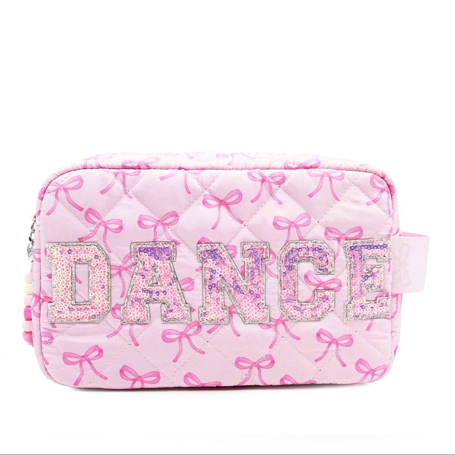 Dance Bows Print Quilted Pouch - Magnolia BabyBag