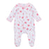 Dancing Hearts Ruffle Footie - Magnolia BabyFootie
