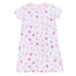 Dancing Hearts Short Sleeve Nightdress - Magnolia BabyNightdress