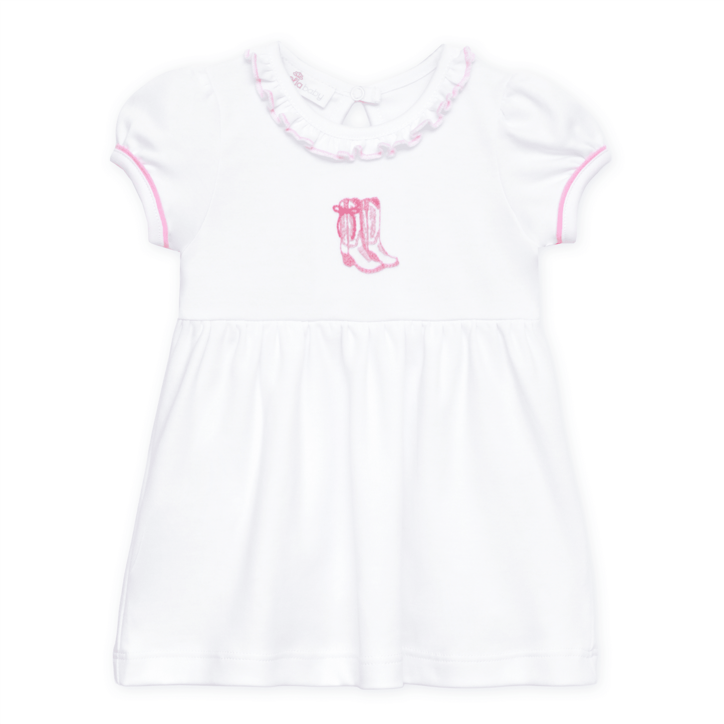 Darling Cowboy Boots Dress - Pink - Magnolia BabyDress