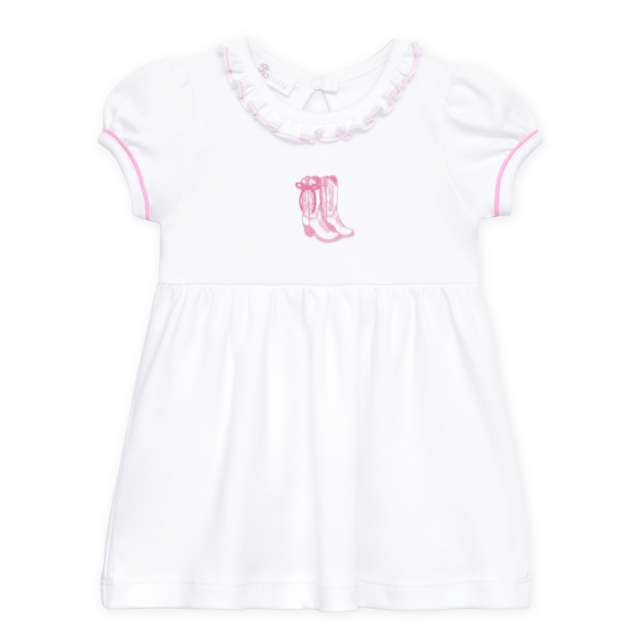 Darling Cowboy Boots Dress - Pink - Magnolia BabyDress