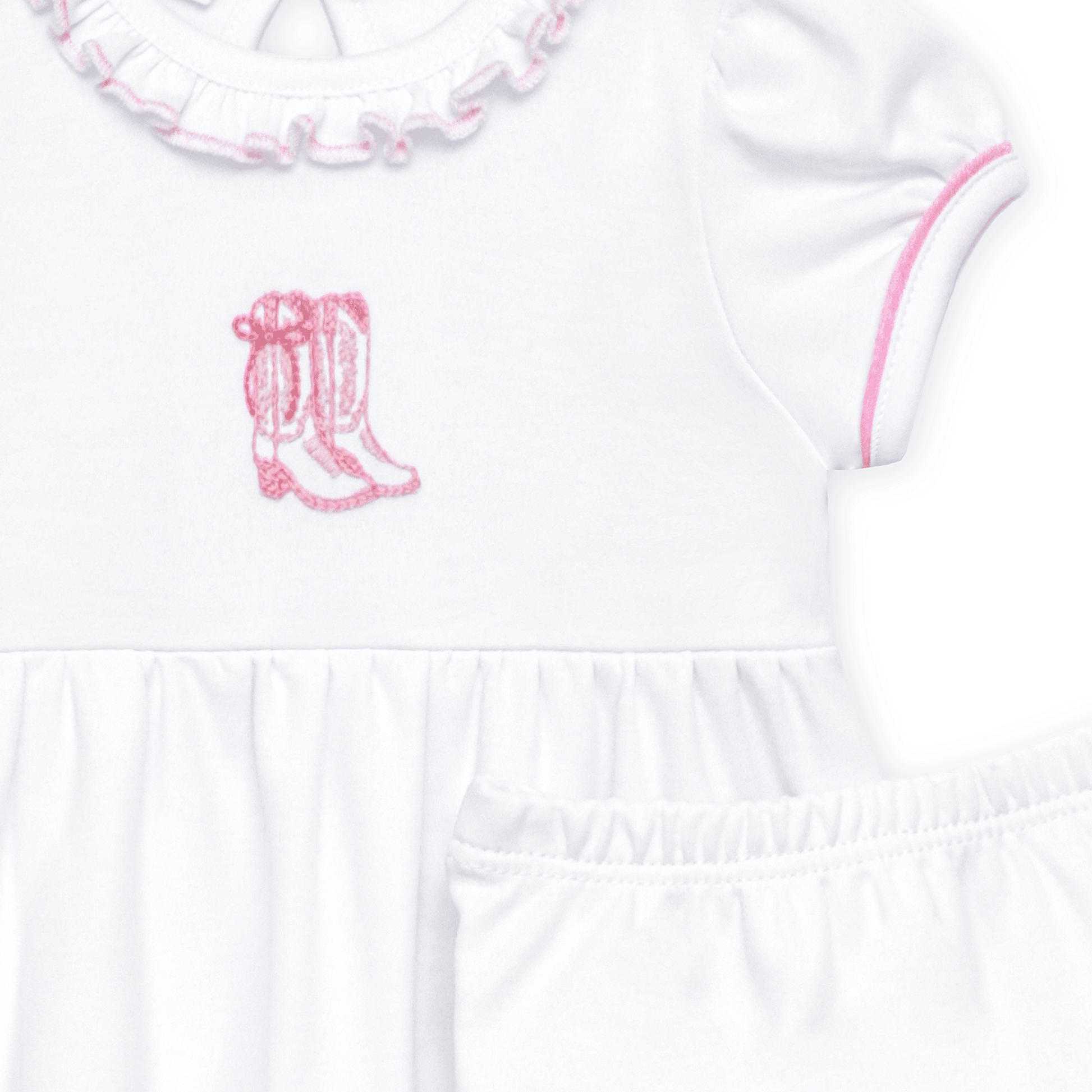 Darling Cowboy Boots Dress - Pink - Magnolia BabyDress