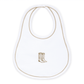 Darling Cowboy Boots Hand-Embroidered Bib - Ivory - Magnolia BabyBib