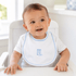 Darling Cowboy Boots Hand-Embroidered Bib - Light Blue - Magnolia BabyBib